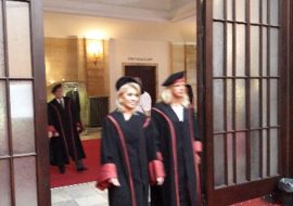 ΟΡΚΟΜΩΣΙΑ COMENIUS UNIVERSITY- GRADUATION CEREMONY COMENIUS UNIVERSITY